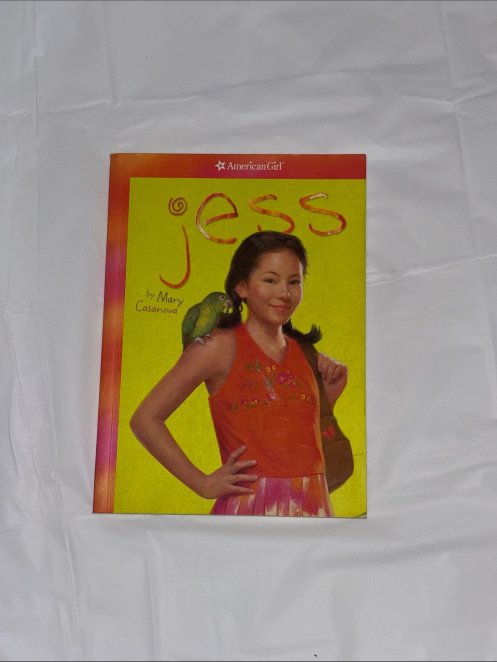 American Girl Jess Book - Yellow, Orange & Pink Cover